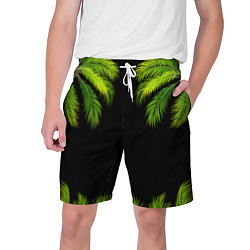 Шорты на шнурке мужские Пальмы, цвет: 3D-принт