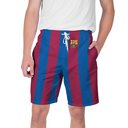 Шорты на шнурке мужские FC Barcelona 2021, цвет: 3D-принт