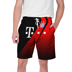 Шорты на шнурке мужские FC Bayern Munchen Форма, цвет: 3D-принт