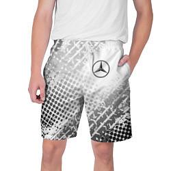 Шорты на шнурке мужские Mercedes-Benz, цвет: 3D-принт