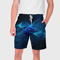 Шорты на шнурке мужские Атом, цвет: 3D-принт