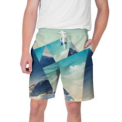 Шорты на шнурке мужские Эверест, цвет: 3D-принт