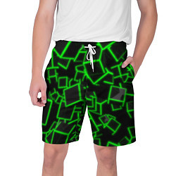 Шорты на шнурке мужские Cyber cube, цвет: 3D-принт