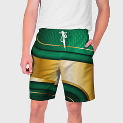 Шорты на шнурке мужские GREEN GOLD 3D, цвет: 3D-принт
