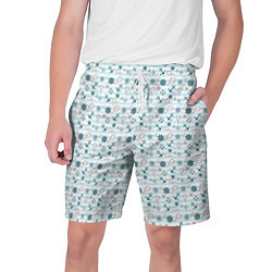 Шорты на шнурке мужские Морской фон, цвет: 3D-принт