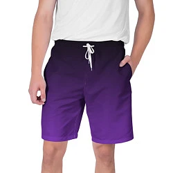 Мужские шорты Ночной градиент Фиолетовый