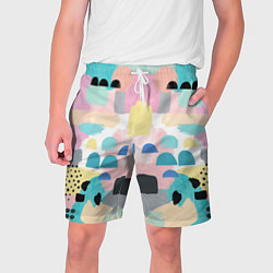 Шорты на шнурке мужские Surtex, цвет: 3D-принт
