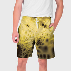 Шорты на шнурке мужские Коллекция Journey Желтый 588-4, цвет: 3D-принт