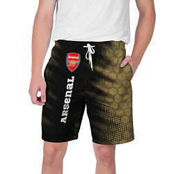 Шорты на шнурке мужские АРСЕНАЛ Arsenal - Полутона, цвет: 3D-принт