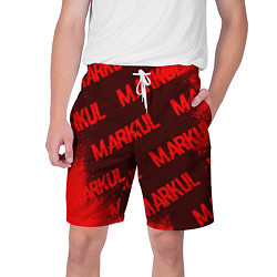 Шорты на шнурке мужские Markul - Краска, цвет: 3D-принт