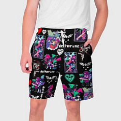 Мужские шорты DELTARUNE PATTERN ART ГЕРОИ ДЕЛЬТАРУН