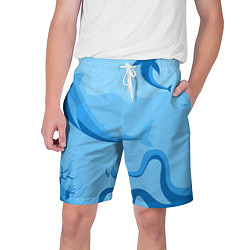 Шорты на шнурке мужские МоРское Дно с Акулами, цвет: 3D-принт