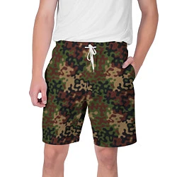 Шорты на шнурке мужские Военный Камуфляж Military, цвет: 3D-принт
