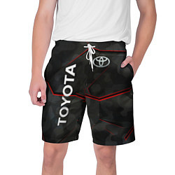 Шорты на шнурке мужские Toyota sport auto, цвет: 3D-принт