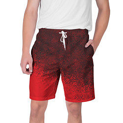 Шорты на шнурке мужские RED GRUNGE SPORT GRUNGE, цвет: 3D-принт