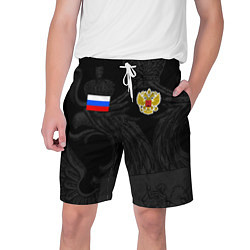 Шорты на шнурке мужские ФОРМА РОССИИ RUSSIA UNIFORM, цвет: 3D-принт