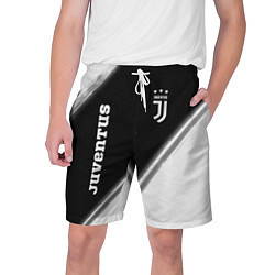 Шорты на шнурке мужские ЮВЕНТУС Juventus Краска, цвет: 3D-принт