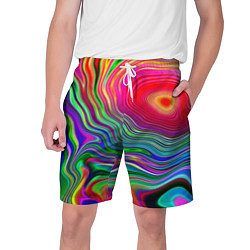 Мужские шорты Expressive pattern Neon