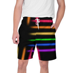 Мужские шорты Неоновое свечение Minimalism Neon