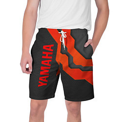 Шорты на шнурке мужские YAMAHA ЯМАХА - БРОНЯ, цвет: 3D-принт