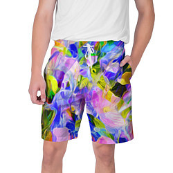 Мужские шорты Красочный цветочный узор Весна - Лето 2023 Colorfu