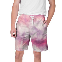 Шорты на шнурке мужские Абстракция розовое небо, цвет: 3D-принт