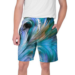 Мужские шорты Абстрактная красочная композиция Полосы Abstract c