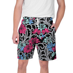 Мужские шорты Цветочный летний паттерн Fashion trend