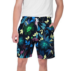 Мужские шорты Color summer night Floral pattern