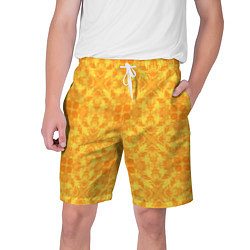 Мужские шорты Желтый абстрактный летний орнамент