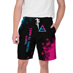 Мужские шорты Thirty Seconds to Mars Neon Gradient