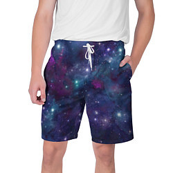 Шорты на шнурке мужские Бесконечность звездного неба, цвет: 3D-принт