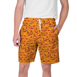 Мужские шорты Halloween Pumpkin Pattern