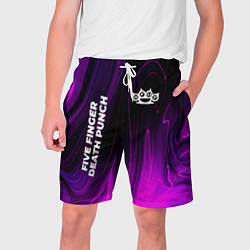 Мужские шорты Five Finger Death Punch violet plasma