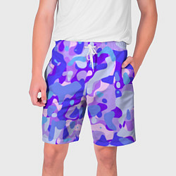Шорты на шнурке мужские Ультрафиолетовая абстракция, цвет: 3D-принт