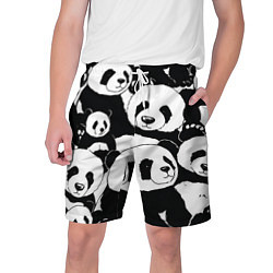 Мужские шорты С пандами паттерн