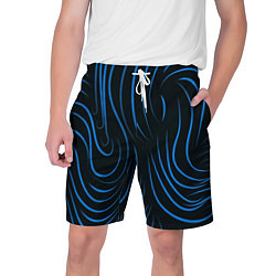 Мужские шорты Волны в стиле зебра