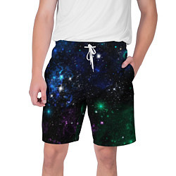 Шорты на шнурке мужские Космос Звёздное небо, цвет: 3D-принт