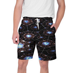 Шорты на шнурке мужские Матрица вселенной, цвет: 3D-принт
