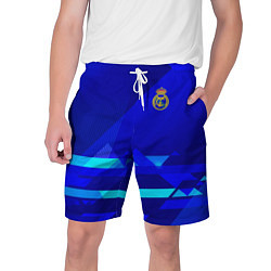 Шорты на шнурке мужские Реал Мадрид фк эмблема, цвет: 3D-принт