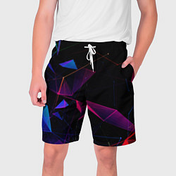 Шорты на шнурке мужские Midjourney - Цветные осколки реальности, цвет: 3D-принт