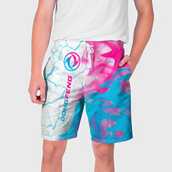 Шорты на шнурке мужские Dongfeng neon gradient style: по-вертикали, цвет: 3D-принт