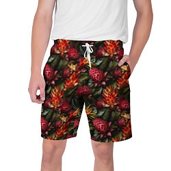 Мужские шорты Тропические цветы