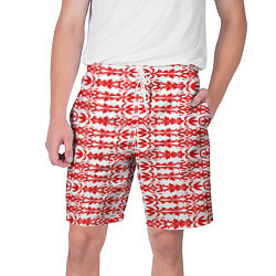 Мужские шорты Красно-белый батик