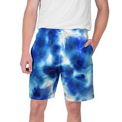 Мужские шорты Акварельные абстрактные пятна напоминающие космос