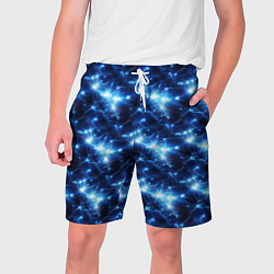 Шорты на шнурке мужские Cosmic neon boom, цвет: 3D-принт