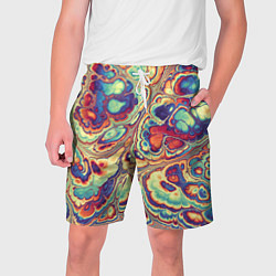 Мужские шорты Абстрактный разноцветный паттерн