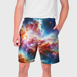 Шорты на шнурке мужские The cosmic nebula, цвет: 3D-принт