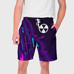 Мужские шорты Fallout neon gaming