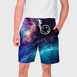 Шорты на шнурке мужские Nirvana space rock, цвет: 3D-принт
